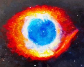 Helix Nebula Art paint by numbers