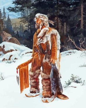 Indian Trapper paint by numbers