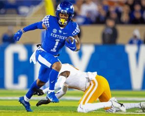 Kentucky Wildcats Footballers paint by numbers