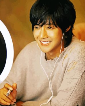 Kim Hyun Joong paint by numbers