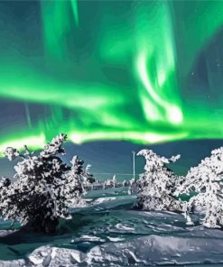 Lapland Northern Lights Paint By Numbers