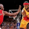 Lebron And Jordan paint by numbers