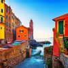 Lerici Buildings Italy paint by numbers