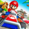 Mario Kart Video Game paint by numbers