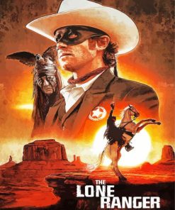 The Lone Ranger Poster Paint by numbers