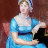 Novelist Jane Austen paint by numbers