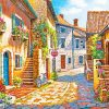 Old French Village Paint By Numbers