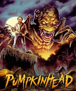 Pumpkinhead Movie paint by numbers