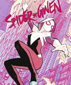 Spider Gwen Hero paint by numbers