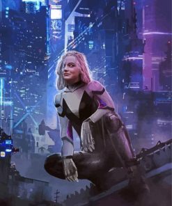 Spider Gwen Stacy paint by numbers