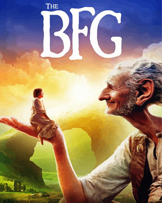 The Bfg Movie Poster Paint By Numbers