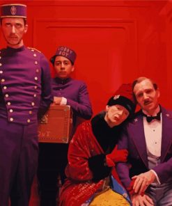 The Grand Budapest Hotel paint by numbers