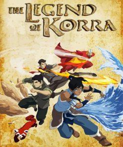 The Legend Of Korra paint by numbers