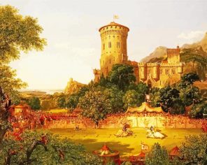 The Past Thomas Cole paint by numbers