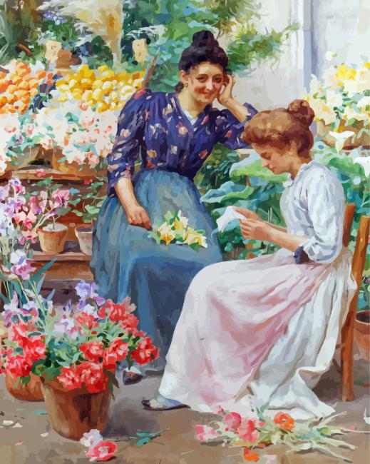 The Young Florists Paint By Numbers