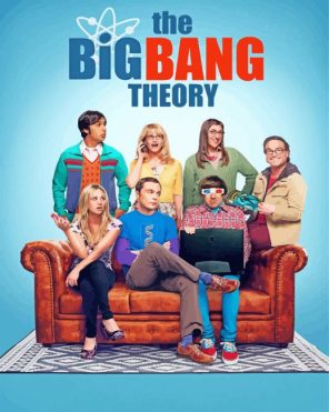 The Big Bang Theory paint by numbers