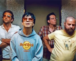 The Hangover Characters paint by numbers
