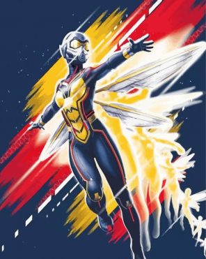 The Wasp paint by numbers
