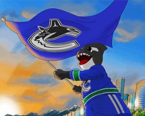 Vancouver Canucks Art paint by numbers