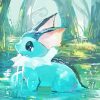 Vaporeon Art paint by numbers