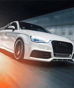 White Audi A3 Paint By Numbers