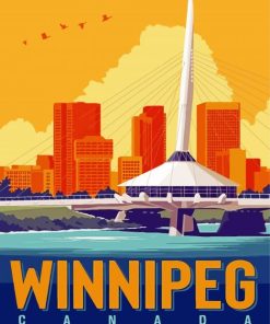 Winnipeg Poster paint by numbers