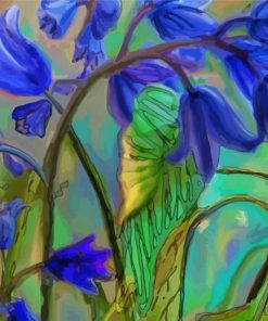 Aesthetic Bluebells paint by numbers