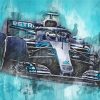 Aesthetic Mercedes F1 paint by numbers