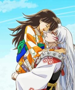 Rin And Sesshomaru paint by numbers