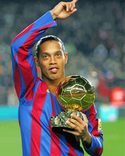 Aesthetic Ronaldinho Paint By Numbers