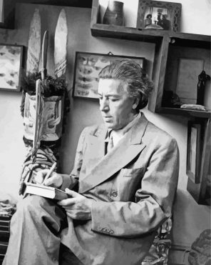 Andre Breton Writer paint by numbers