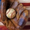 Antique Softball Mitt paint by numbers