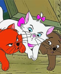 Aristocats Disney Cats paint by numbers
