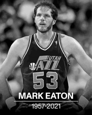 Mark Eaton Basketballer Paint By Numbers