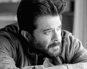 Monochrome Anil Kapoor Paint By Numbers