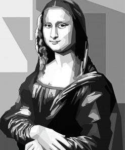 Mona Lisa Pop Art paint by numbers