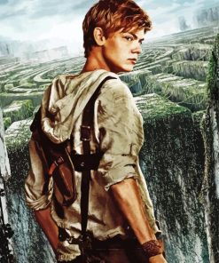 Newt Maze Runner paint by numbers