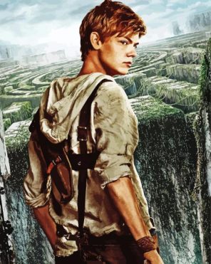Newt Maze Runner paint by numbers