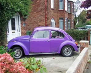 Purple Volkswagen Car paint by numbers