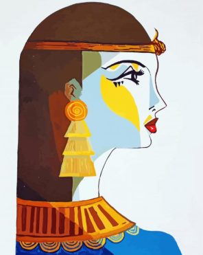 Pretty Egyptian Woman paint by numbers