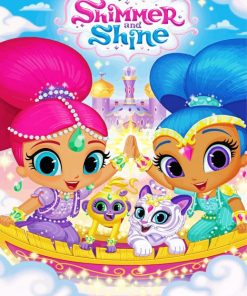Shimmer And Shine Art Paint By Numbers