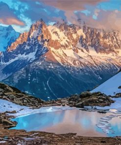 Chamonix Mountains Paint By Numbers