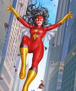 Spiderwoman Paint By Numbers