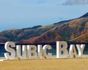 Subic Bay Beach paint by numbers