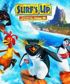 Surfs Up Poster Paint By Numbers