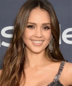 Jessica Alba paint by numbers