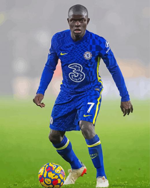 The Footballer Kante Paint By Numbers