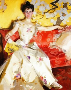 Vintage Lady Anders Zorn paint by numbers