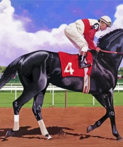 Aesthetic Race Horses Paint By Numbers