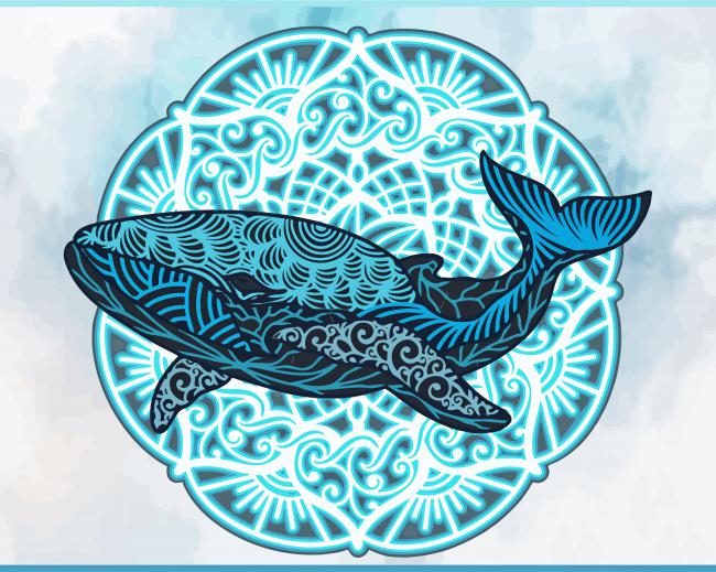 Mandala Whale Paint By Numbers